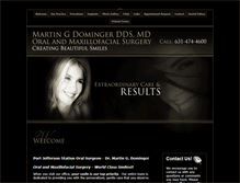 Tablet Screenshot of drmartindominger.com